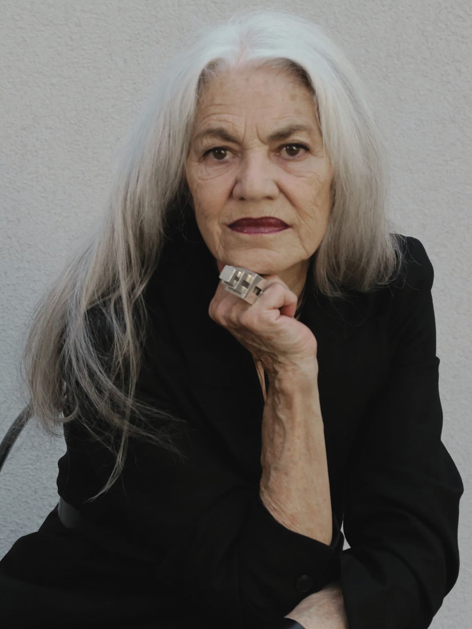 Portrait of Carmen Meier-Meister, Swiss model and aesthete.