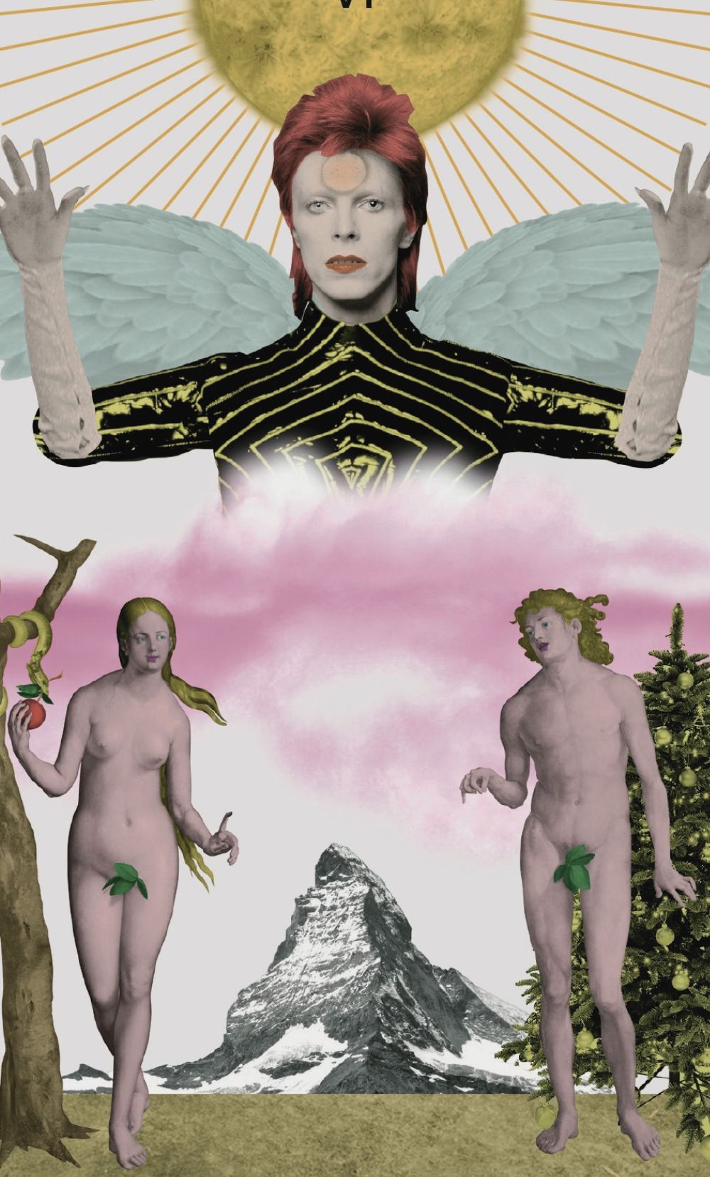 Illustration of The Lovers tarot card from the tarot deck by Weicher Umbruch.